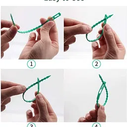 supvox 30pcs of Plant Twist Ties, Branch Support Ties for Flowers Amaryllis Tomatoes Garden Tool Kit image 5