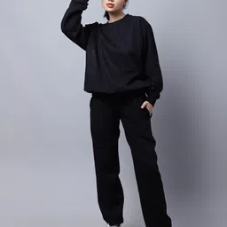 mack jonney Solid Women Track Suit image 2