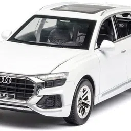sarjudas enterprise 1:24-Audi Q8 SUV Simulation Alloy Car Model Metal Diecast Toy with Sound Light-picture-35
