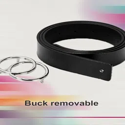 zike Women Black Genuine Leather Belt image 2