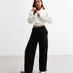 p.s.enterprises Women Relaxed Black Pure Cotton Trousers-picture-18