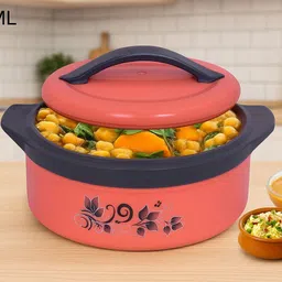 hashflow Printed Casserole with Lid for Roti/Chapati || Hot Pot for Hot Meal/Curry Thermoware Casserole-picture-19