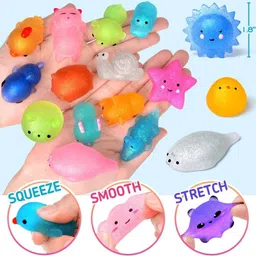 anabgi Glitter Mochi Squishy Toys- 2 cm image 3