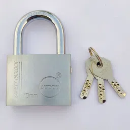 any fashion Auddy 70 MM [ BIG LOCK ] WITH 3 COMPUTER KEYS Padlock-picture-18
