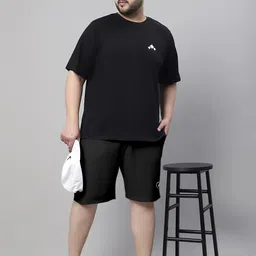 ardeur Pack of 2 Self Design Men Multicolor Regular Shorts image 4