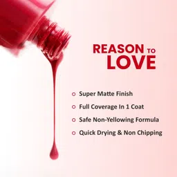 verymiss Premium Matte Nail Polish 6ml | Smooth Application | Quick Drying 253-Sun Down image 4