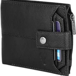 wildhorn Men Casual, Evening/Party, Formal, Travel Black Genuine Leather RFID Wallet-picture-16