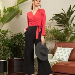 sassafras Solid Women Jumpsuit image 1