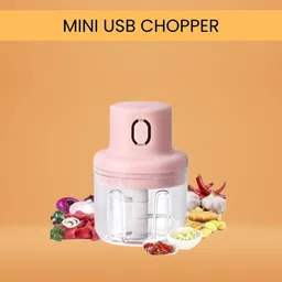 guggu Mini Rechargeable Chopper, Electric Chopper for Onion, Garlic and VegetableB182 Electric Vegetable & Fruit Chopper-picture-36