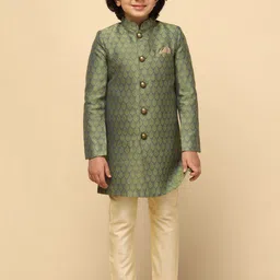 KISAH Boys Woven-Designed Sherwani-picture-2