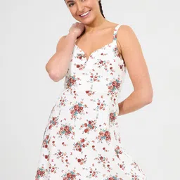 TERRANOVA Floral Print A-Line Mini Dress-picture-5