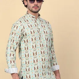 KRAFT INDIA Men Thread Work Pathani Kurta-picture-25