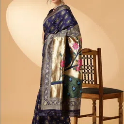 KALINI Woven Design Paithani Saree image 4