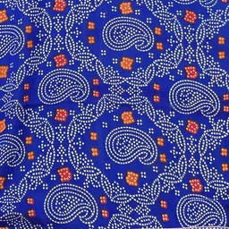 KALINI Bandhani Printed Zari Saree image 3