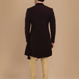 Manyavar Self-Design Indo-Western Sherwani Set image 4