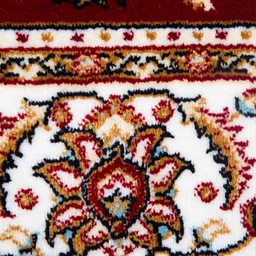 sapana carpet-mats Burgundy & Cream Traditional Polyester 6 x 9 Feet Machine Made Carpet image 4