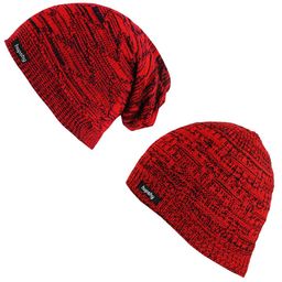 hupshy Men Pack of 2 Self Design Acrylic Beanie-picture-8
