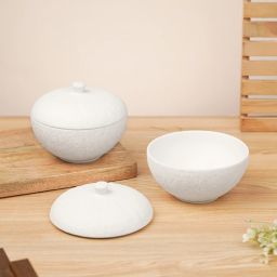 vola Vogue Bowl with Lid Coupe set of 4 Cloud image 1