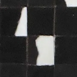 dazzhome Black Hair On Leather Abstract Hand Woven 3ftX5ft Carpet image 4