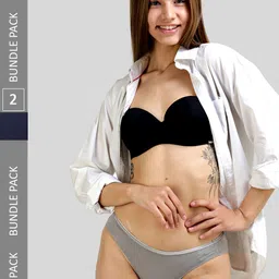 Ashleyandalvis Women Pack of 2 Anti-Bacterial Anti Odour Modal Bikini AA-BIK-MG-CB-picture-35