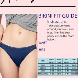 Ashleyandalvis Women Pack of 1 Anti-Bacterial Anti Odour Modal Bikini AA-BIK-CB image 5