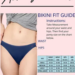 AshleyandAlvis Women Pack of 3 Anti-Bacterial Bamboo MicroModal Bikini AA-BK-EB-CB-AN image 2