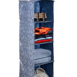 Kuber Industries Navy Blue & White Printed Water Resistant Multi-Utility Organisers-picture-22