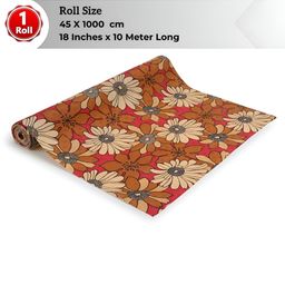 Dakshya Industries Orange Printed Water Resistant Shelf Liner Organisers-picture-21