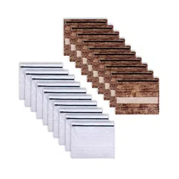 Kuber Industries Brown & Grey 20 Pieces Reusable Saree Organisers-image-18