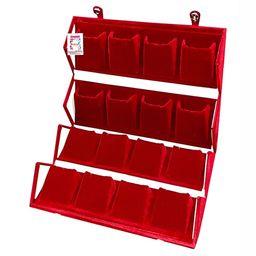 atorakushon Maroon Set of 1 Reusable Jewellery Organiser Organisers-picture-25