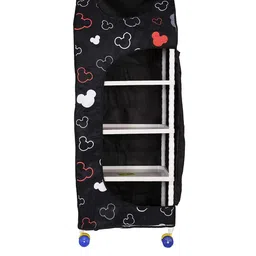 Kuber Industries Black Printed Multi-Utility 5 Shelves Foldable Storage Box-picture-24