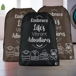 Kuber Industries Brown 3 Pieces Regular Multi-Utility Organiser-picture-42