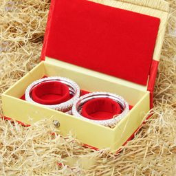 atorakushon Yellow & Red 3-Pieces Colourblocked Bangle Storage Jewellery Organizer-picture-6