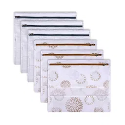 Kuber Industries Grey & White 6 Pcs Printed  Desk Organisers-picture-33