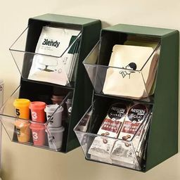 HOUSE OF QUIRK Green Acrylic 2-Pieces 2 Compartments Drawer Organisers-image-59