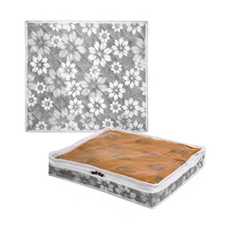 Kuber Industries Grey & White 2 Pieces Regular Multi-Utility Storage Bag Organisers-picture-25