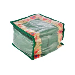 Kuber Industries Green & Pink Printed Jewellery Organiser image 2