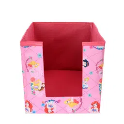 Kuber Industries Pink 3 Pieces Printed Non Woven Organisers With Handle image 4