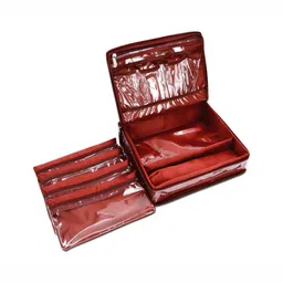 NFI essentials Red & Gold Toned Jewellery Organisers image 2