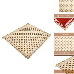 Kuber Industries Beige & Brown 12 Pcs Cream Colored Printed Multi-Utility Organisers image 5