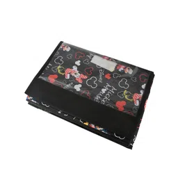 Kuber Industries Black & Red 2Pcs Disney Minnie Print Storage Organiser With Lid & Handle image 3
