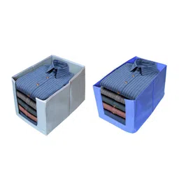 Kuber Industries Blue 2 Pieces Multi-Utility Storage Box image 3