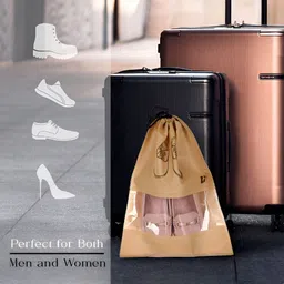 Kuber Industries Beige & Black 24 Pieces Reusable Shoes Organisers image 4