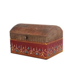 Aapno Rajasthan Brown & White  Printed Multi-Utility Organiser image 3