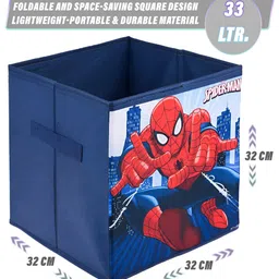 Kuber Industries Navy Blue 4 Pcs  Regular Drawer Organisers Storage Box image 3