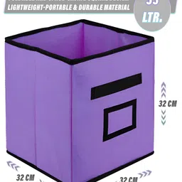 Kuber Industries Purple 5 Pieces Regular Multi-Utility Organiser image 2