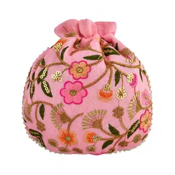 Kuber Industries Set Of 3Embellished Potli Clutch image 4