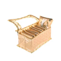 Kuber Industries Cream-Coloured Self-Designed Jewellery Organiser image 2