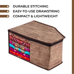 Kuber Industries Brown & Beige 12 Pieces Regular Drawer Organisers image 5