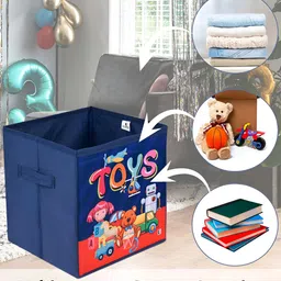 Kuber Industries Blue & Red 4 Pieces Disney Printed Multi-Utility Organisers 33 Ltr image 3